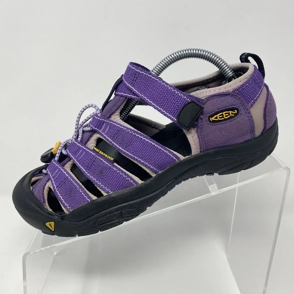 Keen Youth 5 Heli Newport H2 Sandals Purple Hiking Outdoor Water Sports Shoes